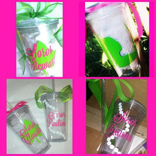 Load image into Gallery viewer, Custom 16 oz Acrylic Tumbler