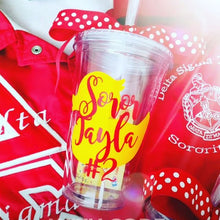 Load image into Gallery viewer, Custom 16 oz Acrylic Tumbler